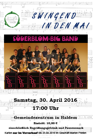 Swingeng in den Mai mit der Söderblom Big Band